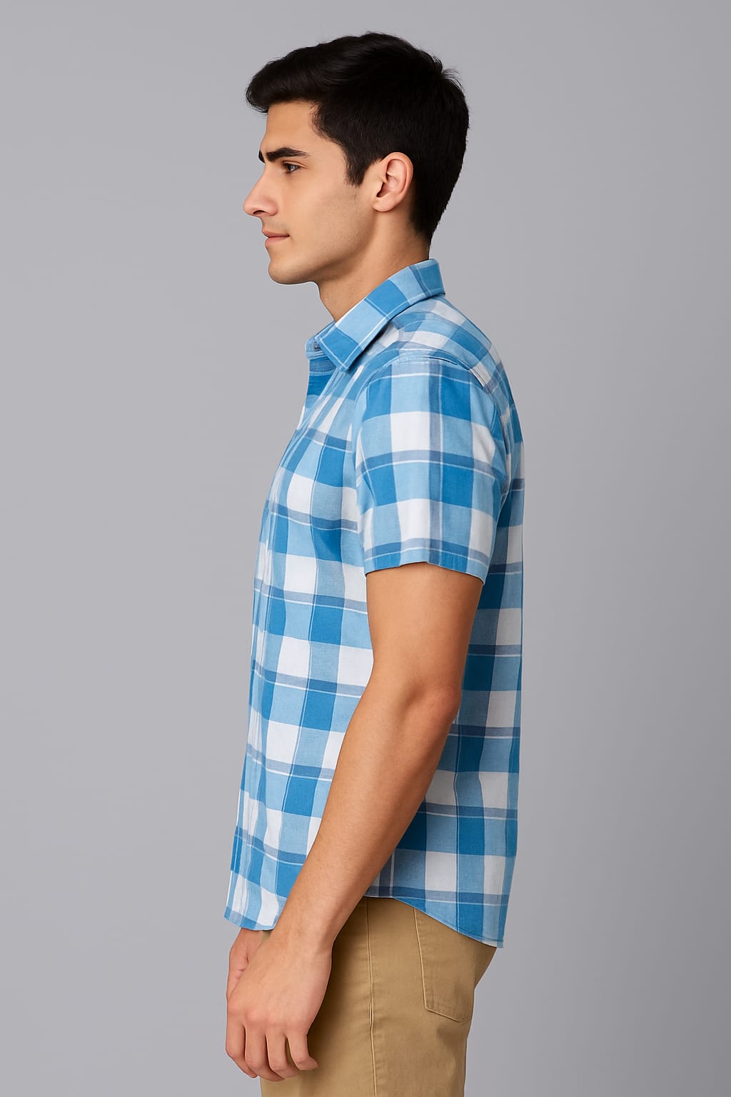 Checked Casual Rama Blue Shirt