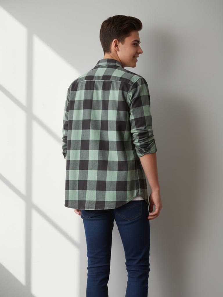 Green Flannel Style