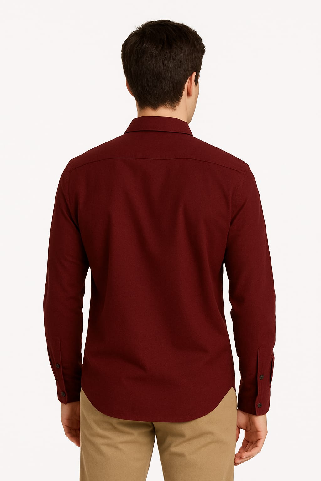 Club Party Formal Maroon Shirt