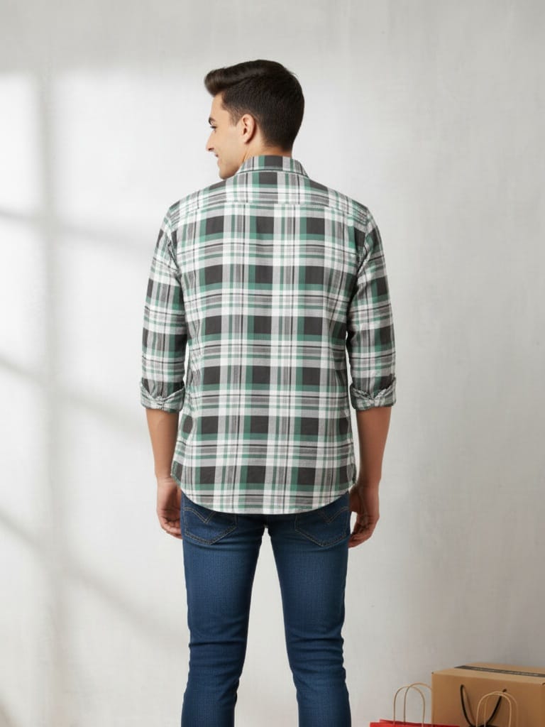 Classic Plaid Green Shirts