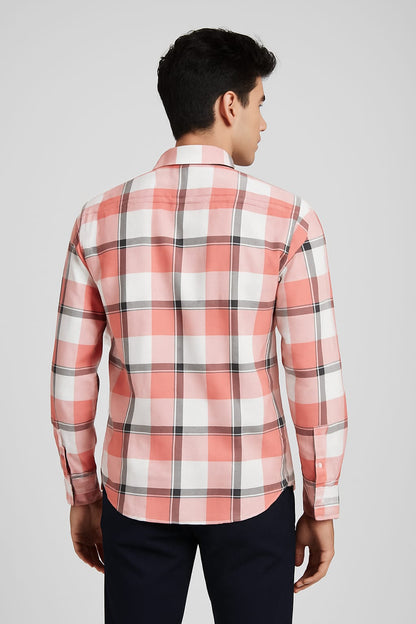 Checked Casual Rama Pink Shirt